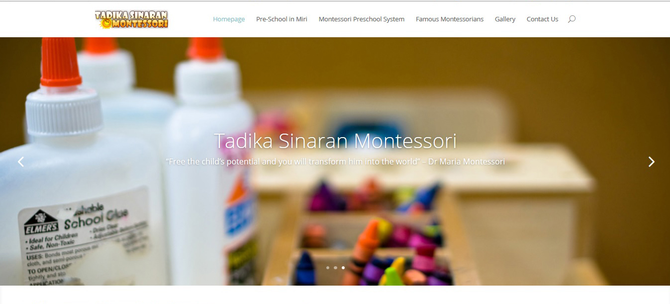 Web Designer Malaysia Tadika Sinaran Montessori