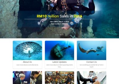 Malaysian International Dive Expo Revamped Website